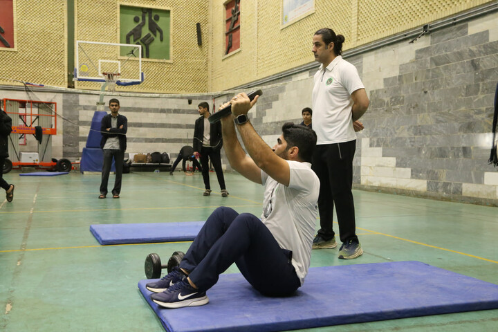 تصاویر/تصاویر/ مسابقات آمادگی جسمانی جشنواره فرهنگی ورزشی طلاب و روحانیون استان خوزستان برگزار شد