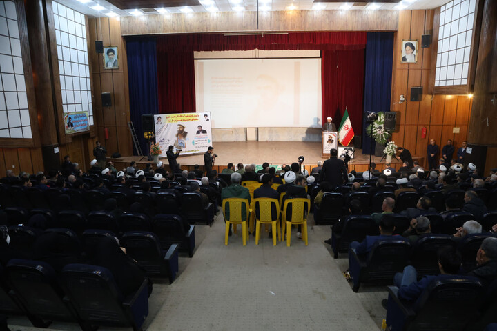 تصاویر / آیین بزرگداشت شهید آیت‌الله مفتح در تویسرکان