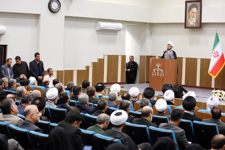 تصاویر/ مراسم تودیع و معارفه دادستان عمومی و انقلاب اسلامی استان قم