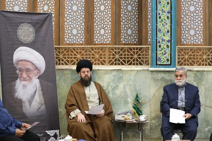 تصاویر/ نشست خبری چهارمین سالگرد ارتحال آیت الله العظمی صافی گلپایگانی