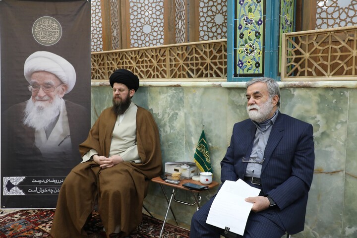 تصاویر/ نشست خبری چهارمین سالگرد ارتحال آیت الله العظمی صافی گلپایگانی