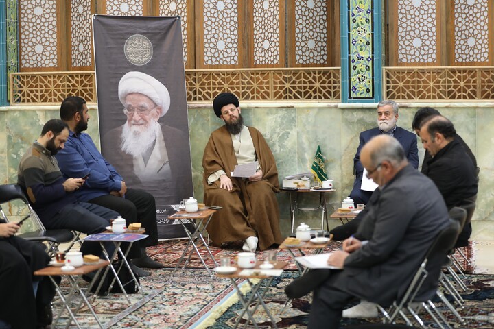 تصاویر/ نشست خبری چهارمین سالگرد ارتحال آیت الله العظمی صافی گلپایگانی