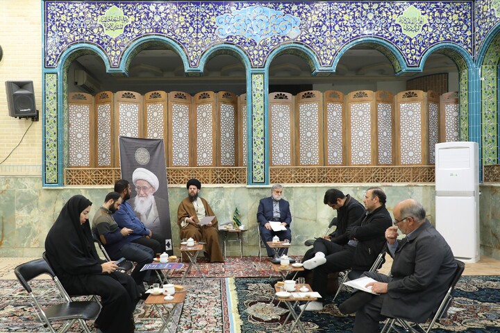 تصاویر/ نشست خبری چهارمین سالگرد ارتحال آیت الله العظمی صافی گلپایگانی