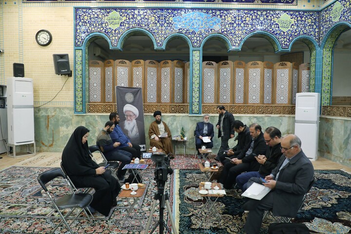 تصاویر/ نشست خبری چهارمین سالگرد ارتحال آیت الله العظمی صافی گلپایگانی