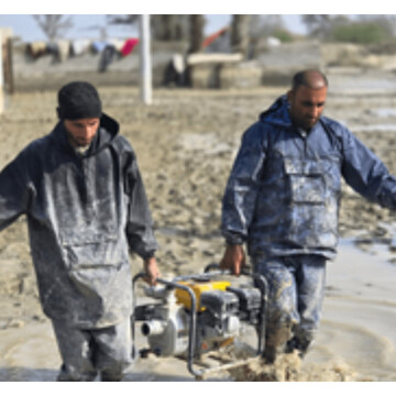 تصاویر/ سیل و امدادرسانی در جاسک