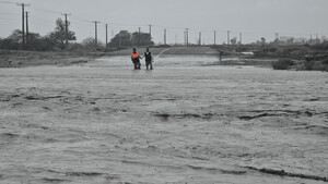 تصاویر/ سیل و امدادرسانی در جاسک