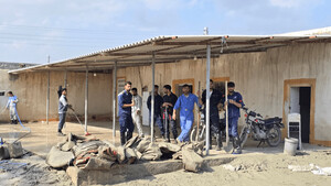 تصاویر/ سیل و امدادرسانی در جاسک