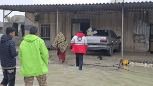 تصاویر/ سیل و امدادرسانی در جاسک