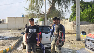 تصاویر/ سیل و امدادرسانی در جاسک