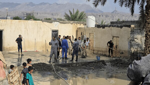 تصاویر/ سیل و امدادرسانی در جاسک