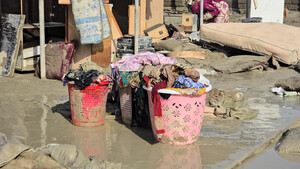 تصاویر/ سیل و امدادرسانی در جاسک