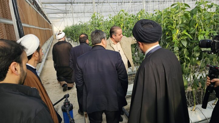 دیدار مشاور تولیت حرم مطهر بانوی کرامت با دست‌اندرکاران همایش سلمان فارسی در عراق + تصاویر