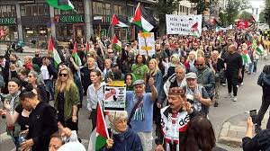 Hundreds rally in Sweden to protest against Israel's violations of ceasefire in Gaza