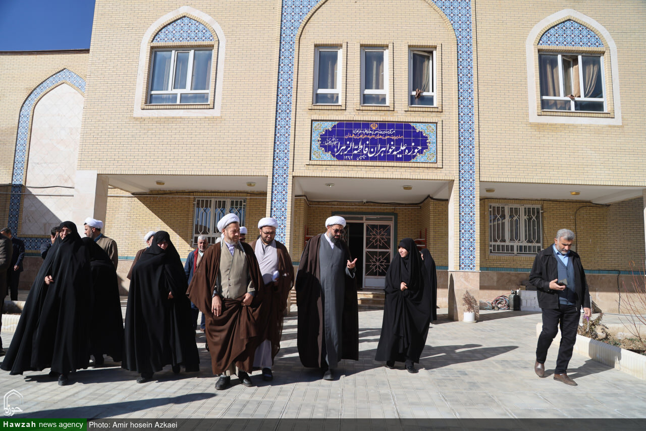 بازدید نماینده ولی‌فقیه در استان همدان از مدرسه علمیه خواهران کبودراهنگ+تصاویر