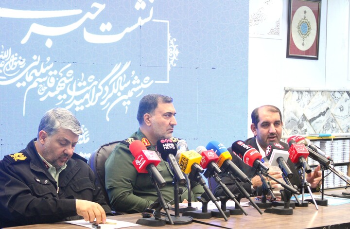 تصاویر/ نشست خبری ششمین سالگرد بزرگداشت سپهبد شهید حاج قاسم سلیمانی در کرمان