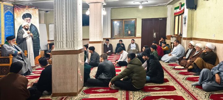 درس اخلاق مدرسه علمیه جلالیه آستانه اشرفیه برگزار شد