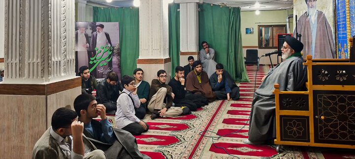 درس اخلاق مدرسه علمیه جلالیه آستانه اشرفیه برگزار شد