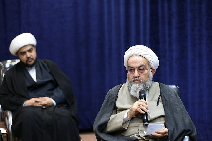 تصاویر/ نشست اساتید کلام حوزه‌های علمیه با حضور آیت الله اعرافی