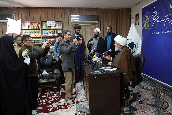 تصاویر/ نشست خبری اختتامیه دهمین جشنواره هنر آسمانی