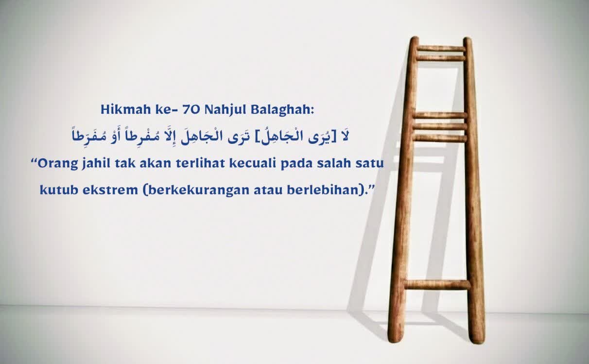 Hikmah Nahjul Balaghah | Solusi Penting Agama untuk Menjauhi Sikap Berlebihan dan Meremehkan