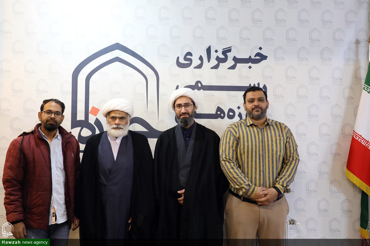 হুজ্জাতুল ইসলাম ওয়াল মুসলিমিন মাওলানা মুনির হোসাইন খান হাওজা নিউজ কার্যালয় পরিদর্শন করেন/ছবি