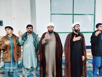 تصاویر/برگزاری مراسم سوگواری شهادت امام هادی(ع) در مدرسه علمیه پیامبر اعظم(ص) جازموریان
