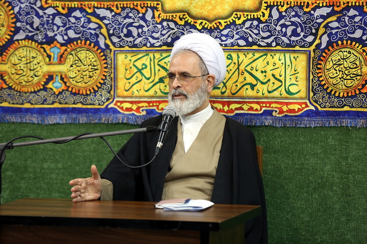 تصاویر/ نشست صمیمی طلاب و اساتید مدرسه علمیه خاتم الانبیاء (ص) با آیت الله اعرافی