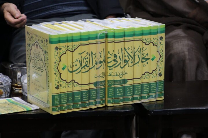 تصاویر|دیدار مولف کتاب «موسوعه بحارالانوار فی علوم‌ القرآن» با جانشین مدیر حوزه علمیه اصفهان