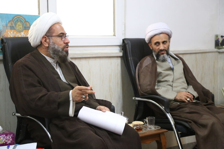 تصاویر/دیدار امام جمعه شهرستان امیدیه با مدیر حوزه علمیه خوزستان