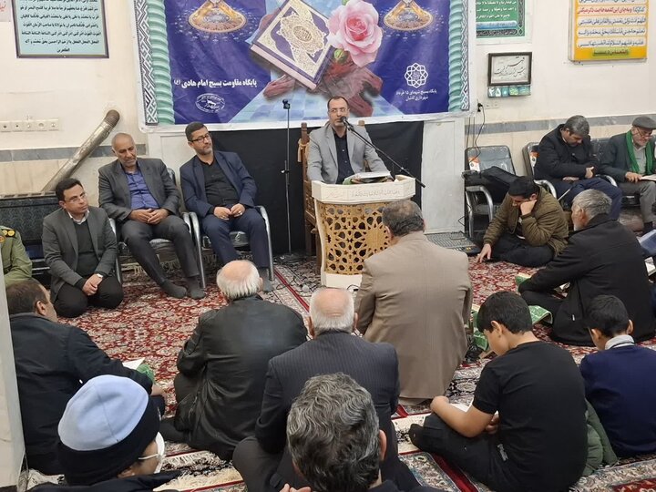 تصاویر/ محفل انس با قرآن به مناسبت شهادت امام هادی (ع) درکاشان
