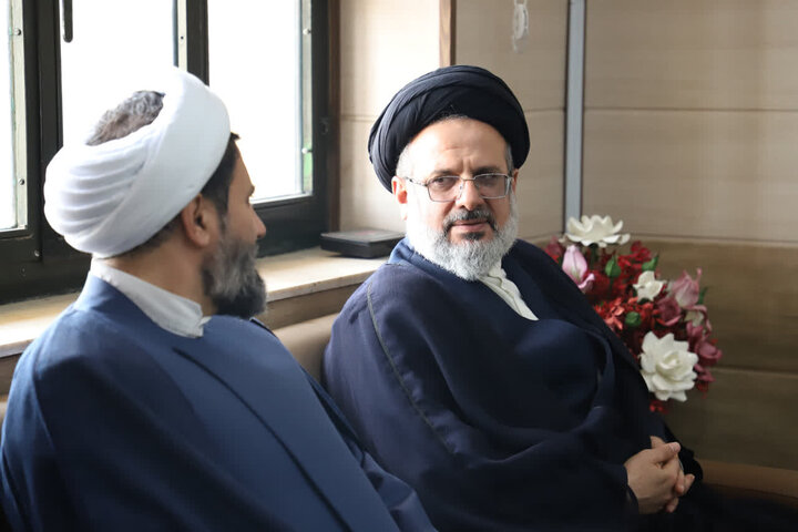 تصاویر/ دیدار حجت‌ الاسلام‌ والمسلمین حسینی کوهساری با مدیرکل اداره فرهنگ و ارشاد اسلامی کردستان