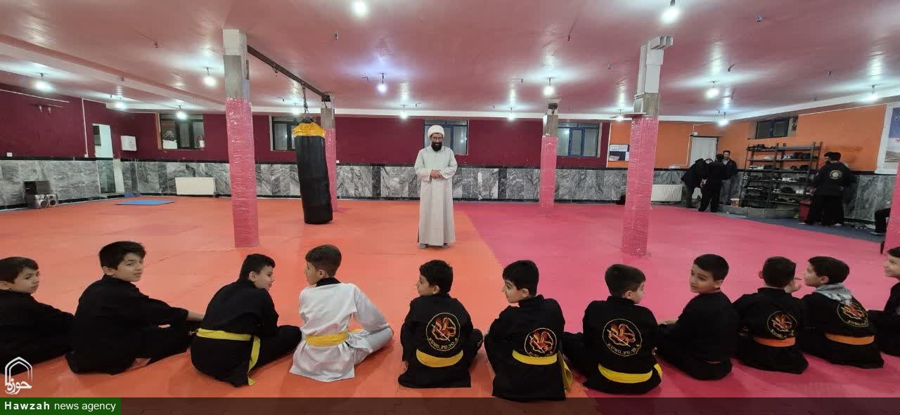 حضور امام جمعه مریانج در جمع رزمی‌کاران همدانی+تصاویر