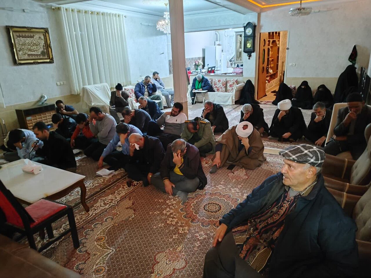 سهشنبه شهدایی قمصر در بیت شهید رمضانعلی نمازی برگزار شد+تصاویر