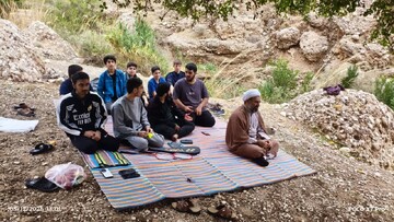 تصاویر/اردوی فرهنگی طلاب مدرسه علمیه امام صادق(ع) اندیمشک