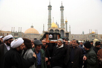 تصاویر/ مراسم تشییع حجت الاسلام والمسلمین صالحی منش در قم