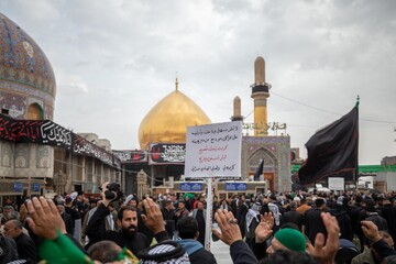 حال و هوای حرم ائمه سامرا در سالروز شهادت امام هادی (علیه السلام)