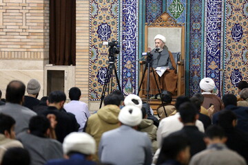 تصاویر/ درس اخلاق هفتگی آیت الله العظمی سبحانی