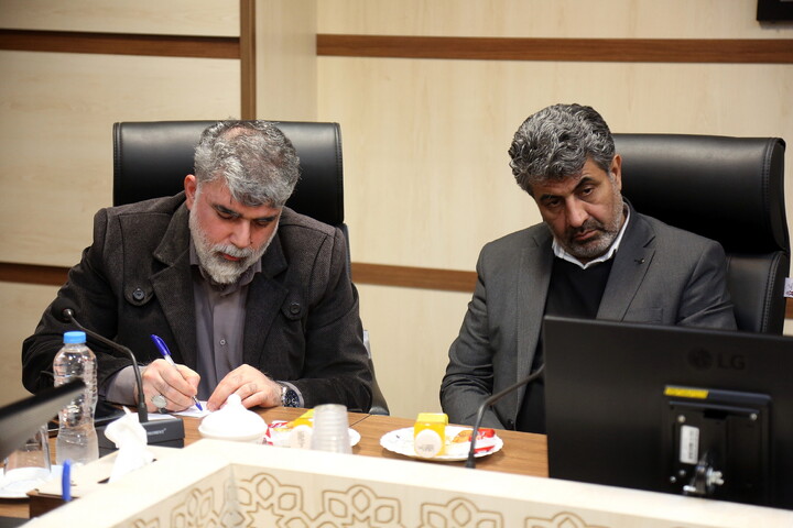 تصاویر/ نشست ستاد راهبری ورزش حوزه‌های علمیه با رئیس فدراسیون فوتبال