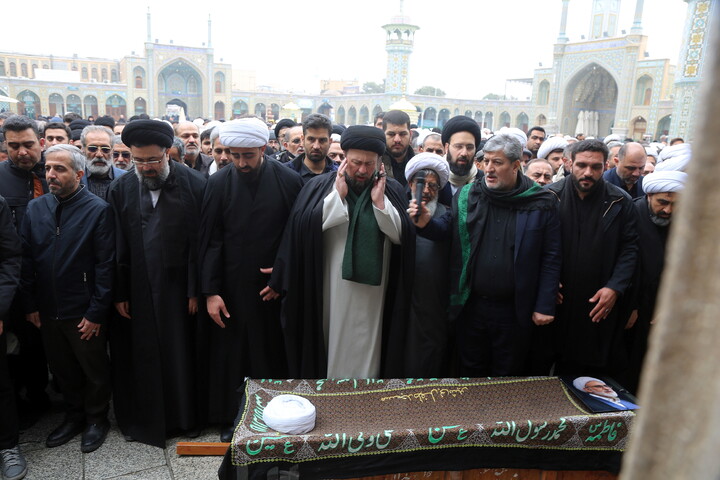 تصاویر/ مراسم تشییع حجت الاسلام والمسلمین صالحی منش