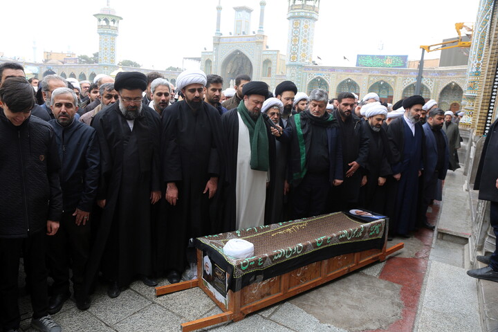 تصاویر/ مراسم تشییع حجت الاسلام والمسلمین صالحی منش