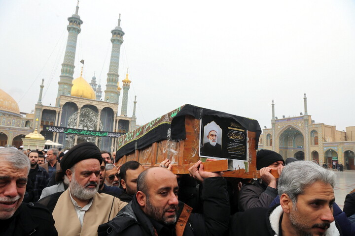 تصاویر/ مراسم تشییع حجت الاسلام والمسلمین صالحی منش