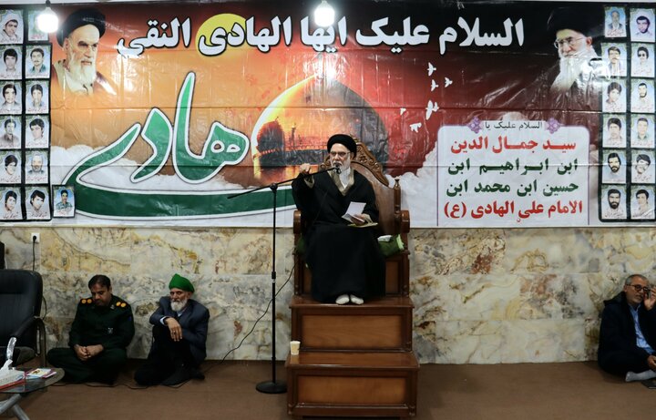 تصاویر/ مراسم شهادت امام هادی(ع) در بردستان