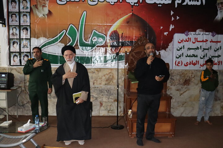 تصاویر/ مراسم شهادت امام هادی(ع) در بردستان