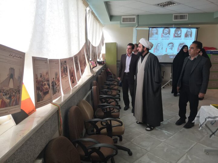 تصاویر/بازدید امام جمعه چرداول از نمایشگاه دست سازه دانش آموزان مدرسه برکت