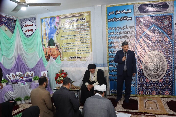 حضور امام جمعه اهواز در جمع دانش آموزان مدرسه دخترانه شاهد رضوان