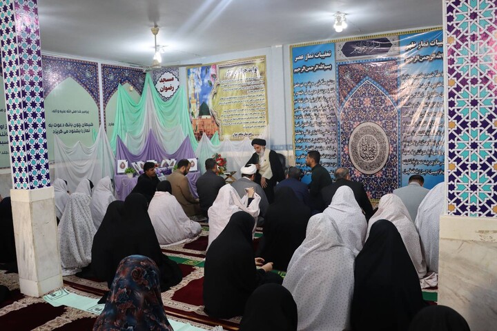 حضور امام جمعه اهواز در جمع دانش آموزان مدرسه دخترانه شاهد رضوان