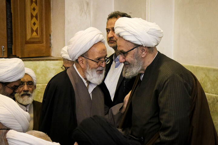 تصاویر/ مراسم ترحیم حجت‌الاسلام والمسلمین محمد صادق صالحی منش استاندار اسبق قم