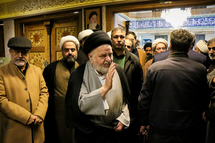 تصاویر/ مراسم ترحیم حجت‌الاسلام والمسلمین محمد صادق صالحی منش استاندار اسبق قم