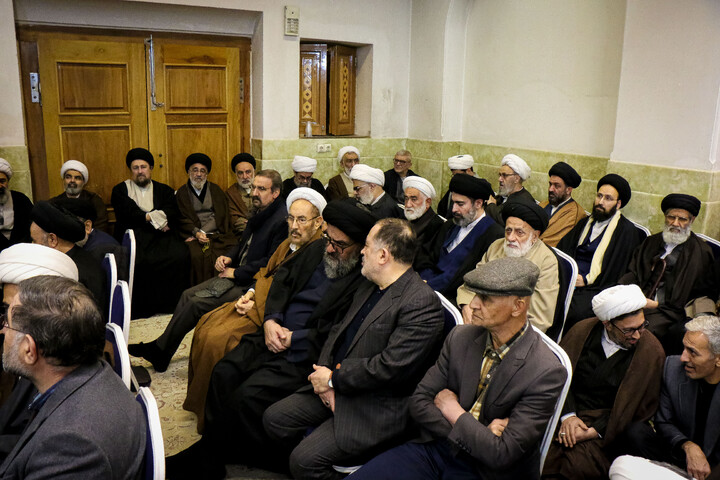 تصاویر/ مراسم ترحیم حجت‌الاسلام والمسلمین محمد صادق صالحی منش استاندار اسبق قم