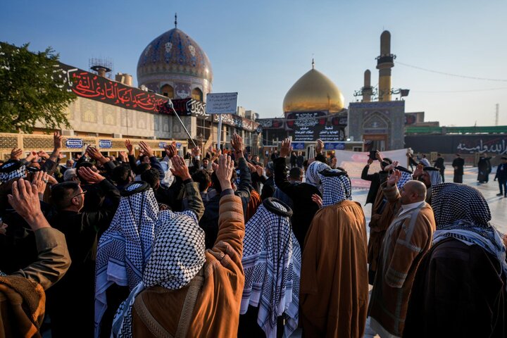 جموع المؤمنين تحيي ذكرى شهادة الإمام علي الهادي (عليه السلام) في سامراء